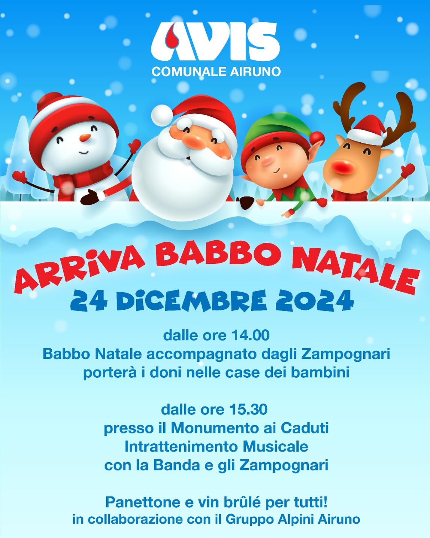 ARRIVA BABBO NATALE - Avis Airuno