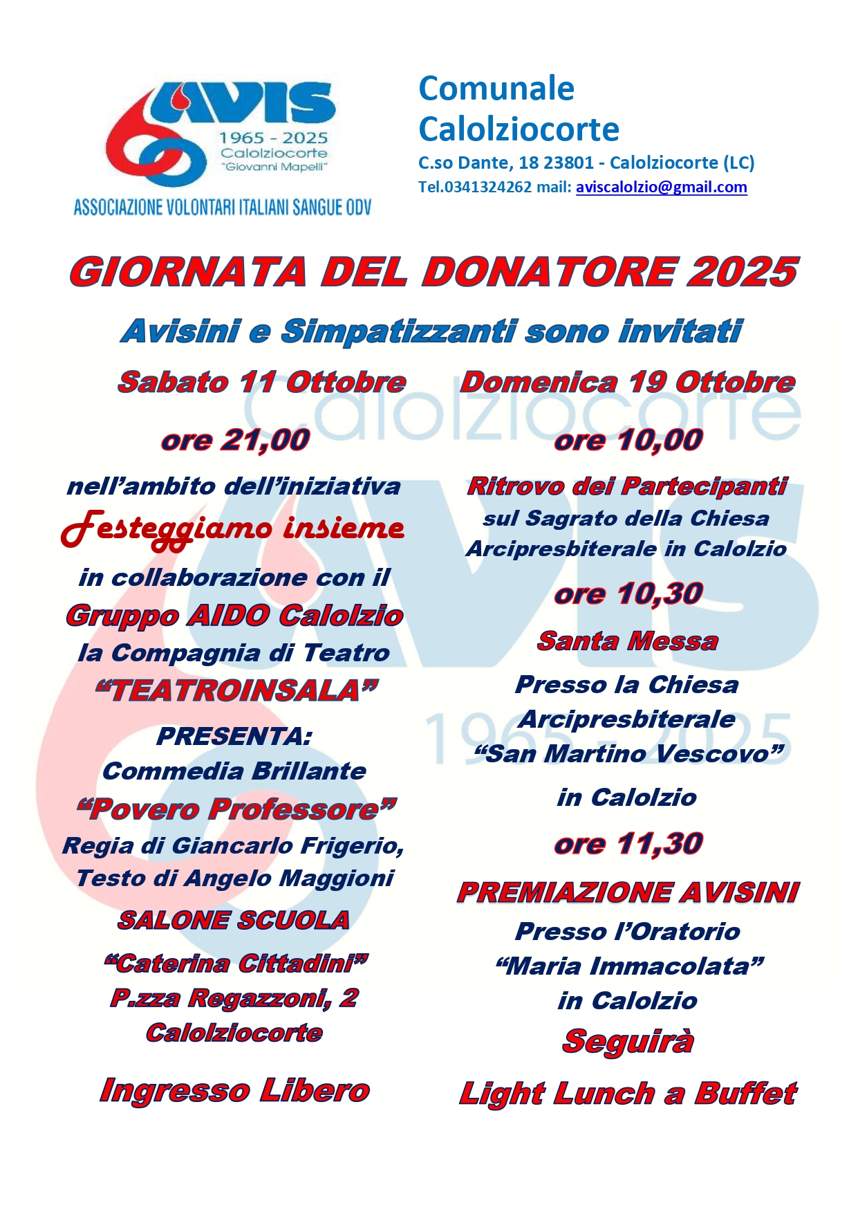 MANIFESTO FESTA DONATORE OTTOBRE 2025
