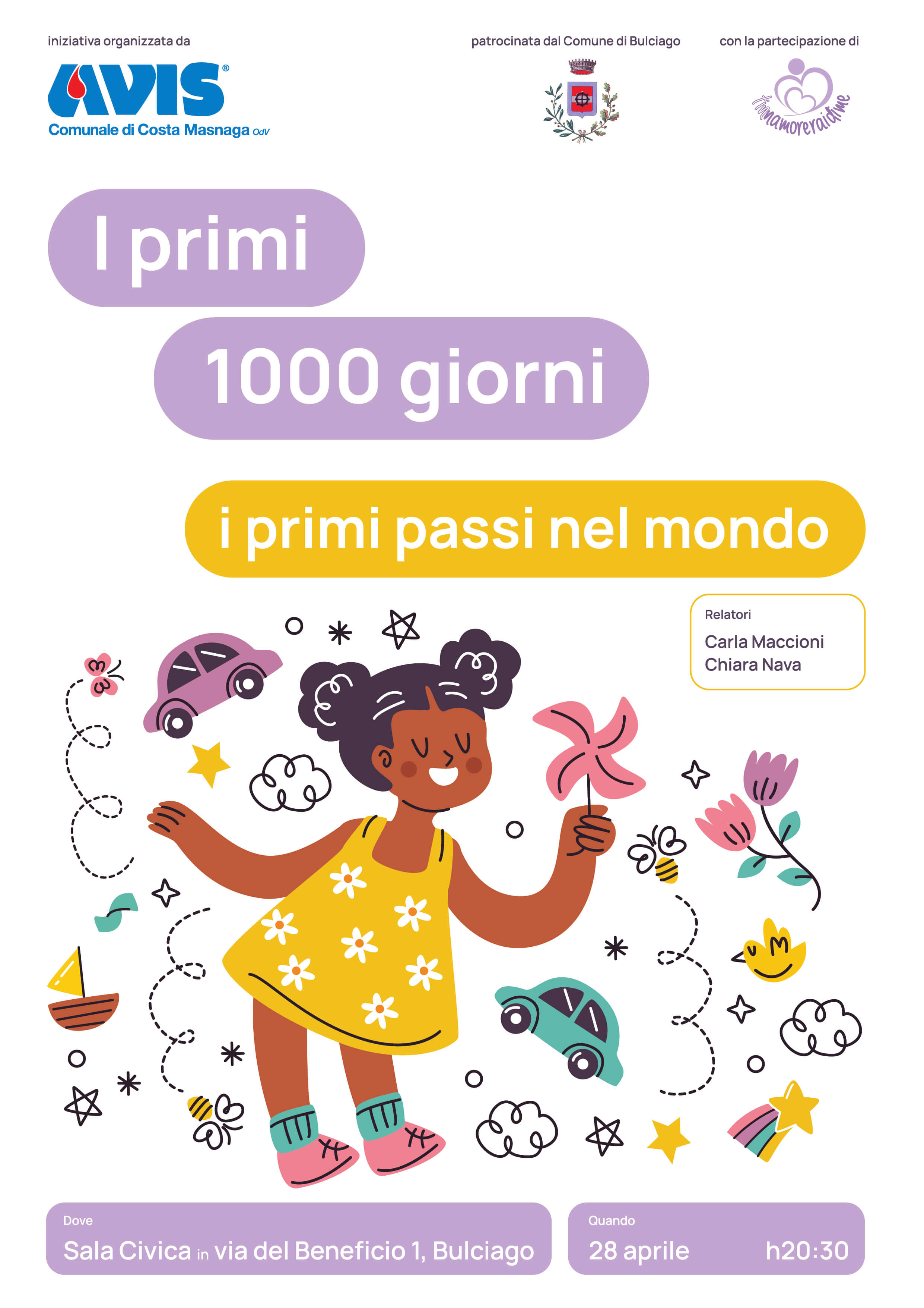 I primi 1000 giorni: i primi passi nel mondo - Avis Costa Masnaga