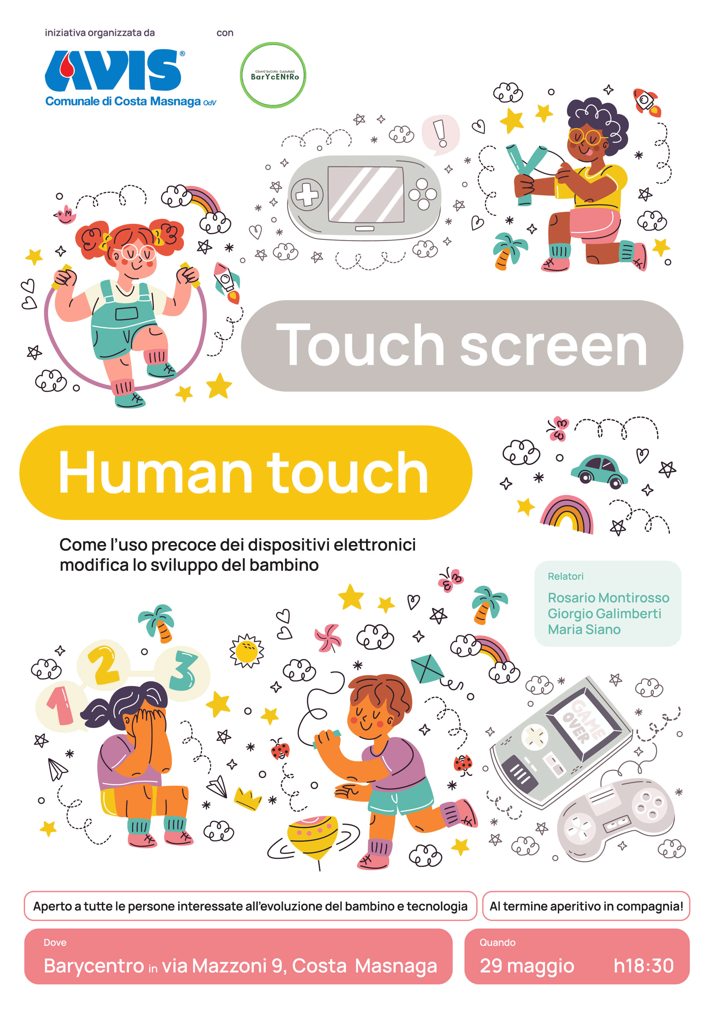 "TOUCH SCREEN - HUMAN TOUCH" - Avis Comunale di Costa Masnaga