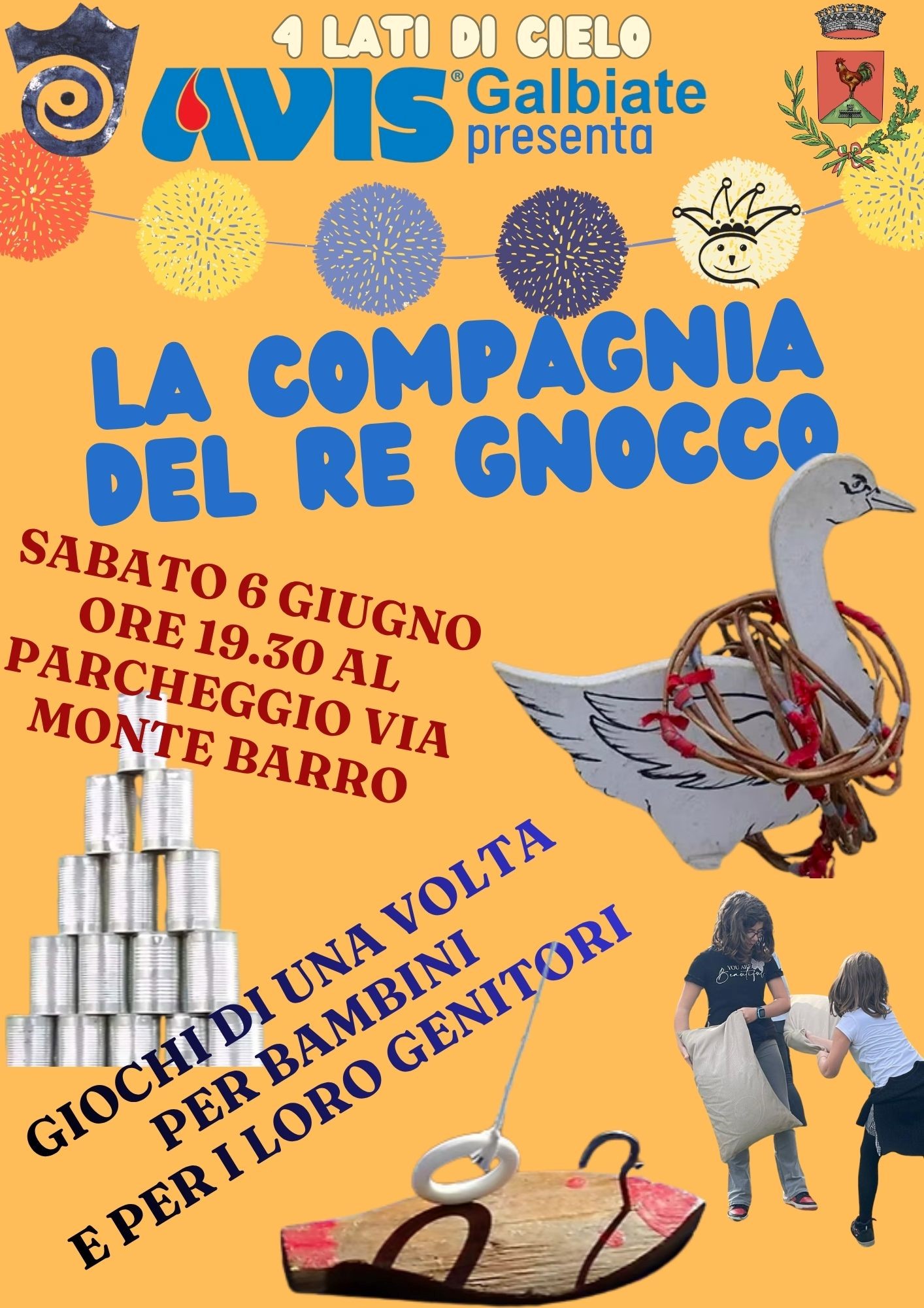 Vivi la magia di “4 LATI DI CIELO” insieme ad Avis Comunale di Galbiate