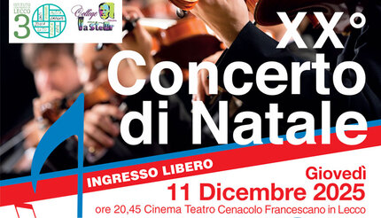 XX° Concerto di Natale e assegnazione delle Borse di studio con Avis Comunale di Lecco