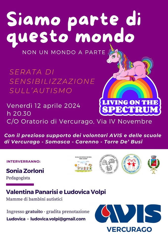 Siamo parte di questo mondo - Avis Vercurago