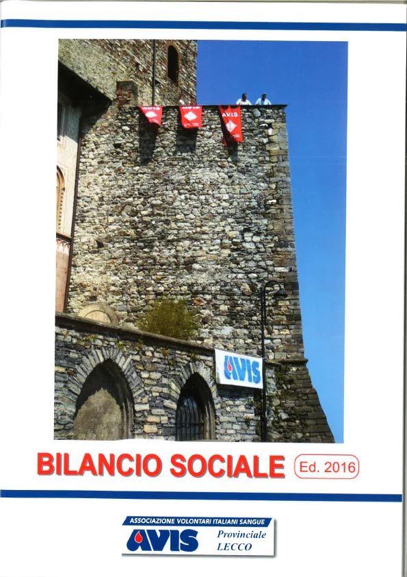 Bilancio sociale edizione 2016