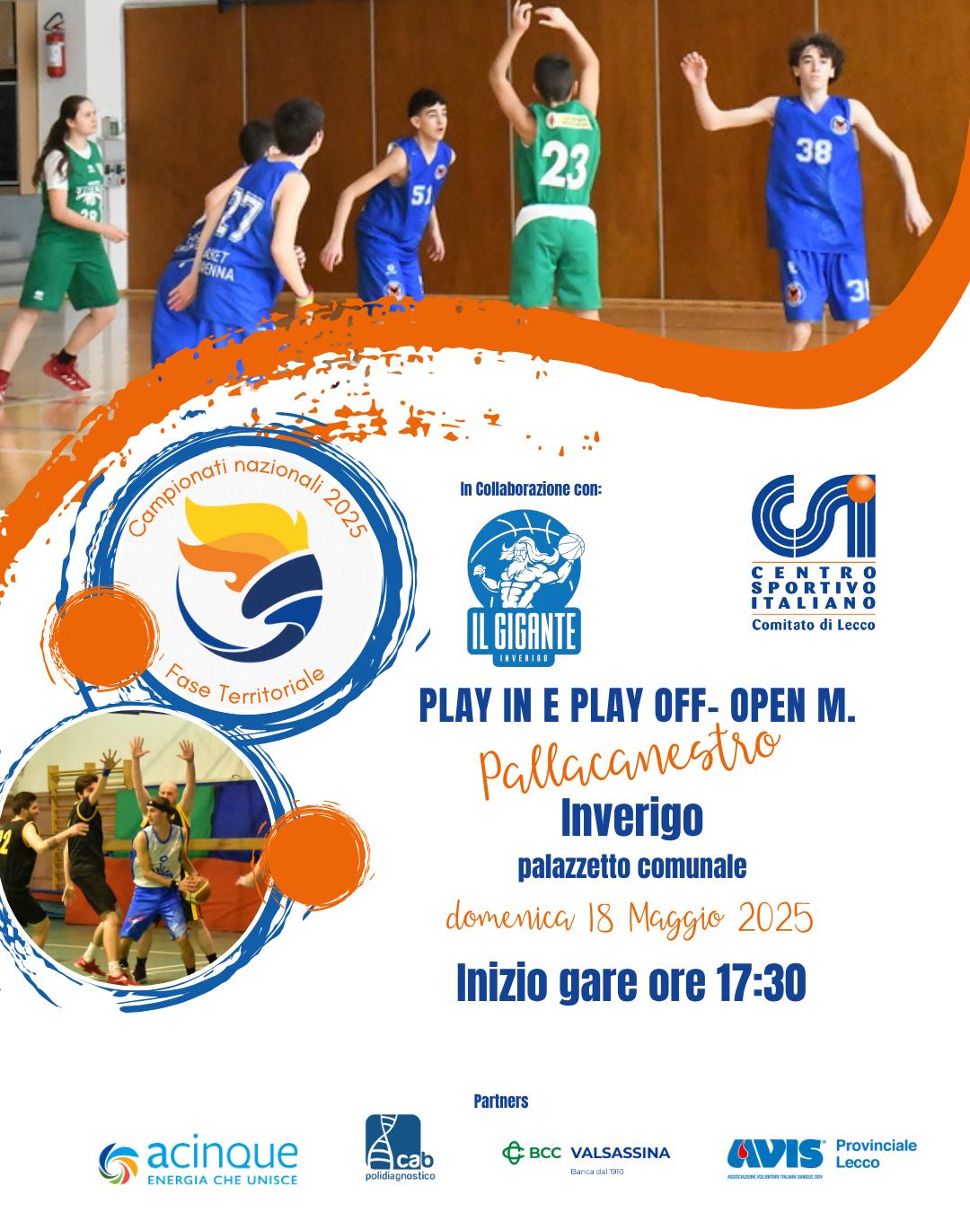 Locandina partita finale Torneo di pallacanestro 18 maggio 2025