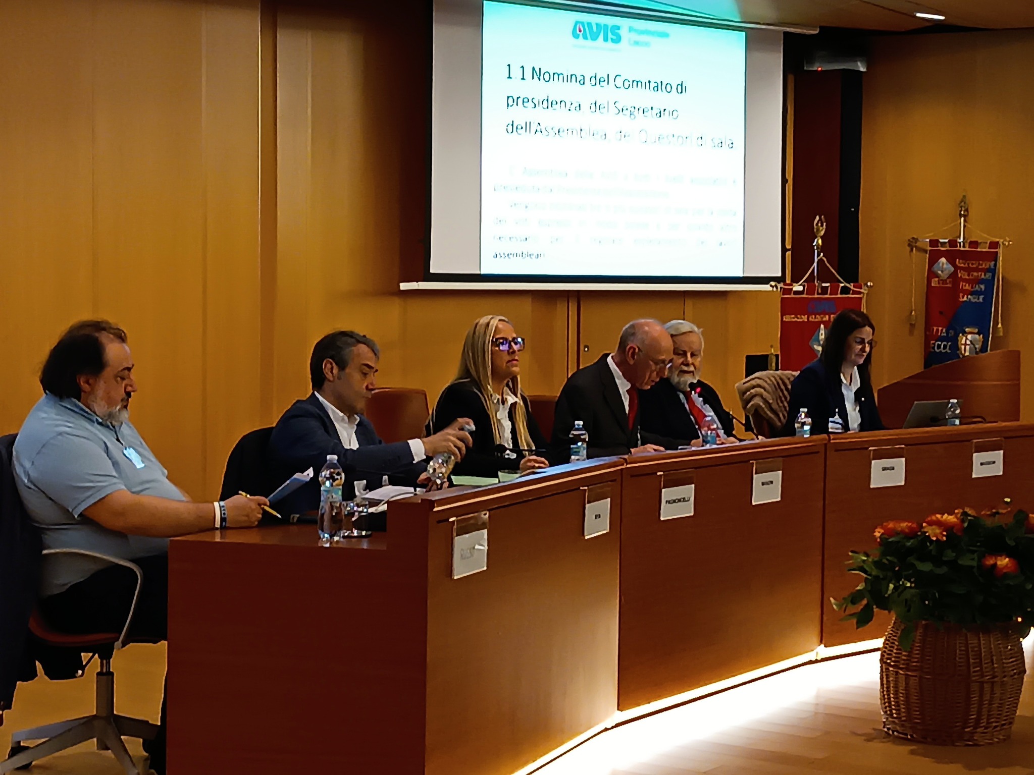 Tavolo Presidenza Assemblea Avis Prov.le 2025