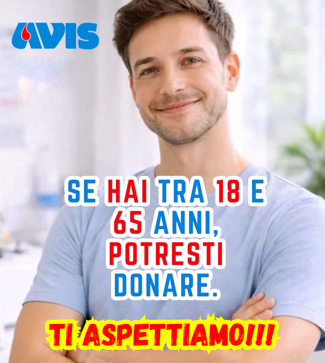 Potresti donare anche tu TI ASPETTIAMO 2